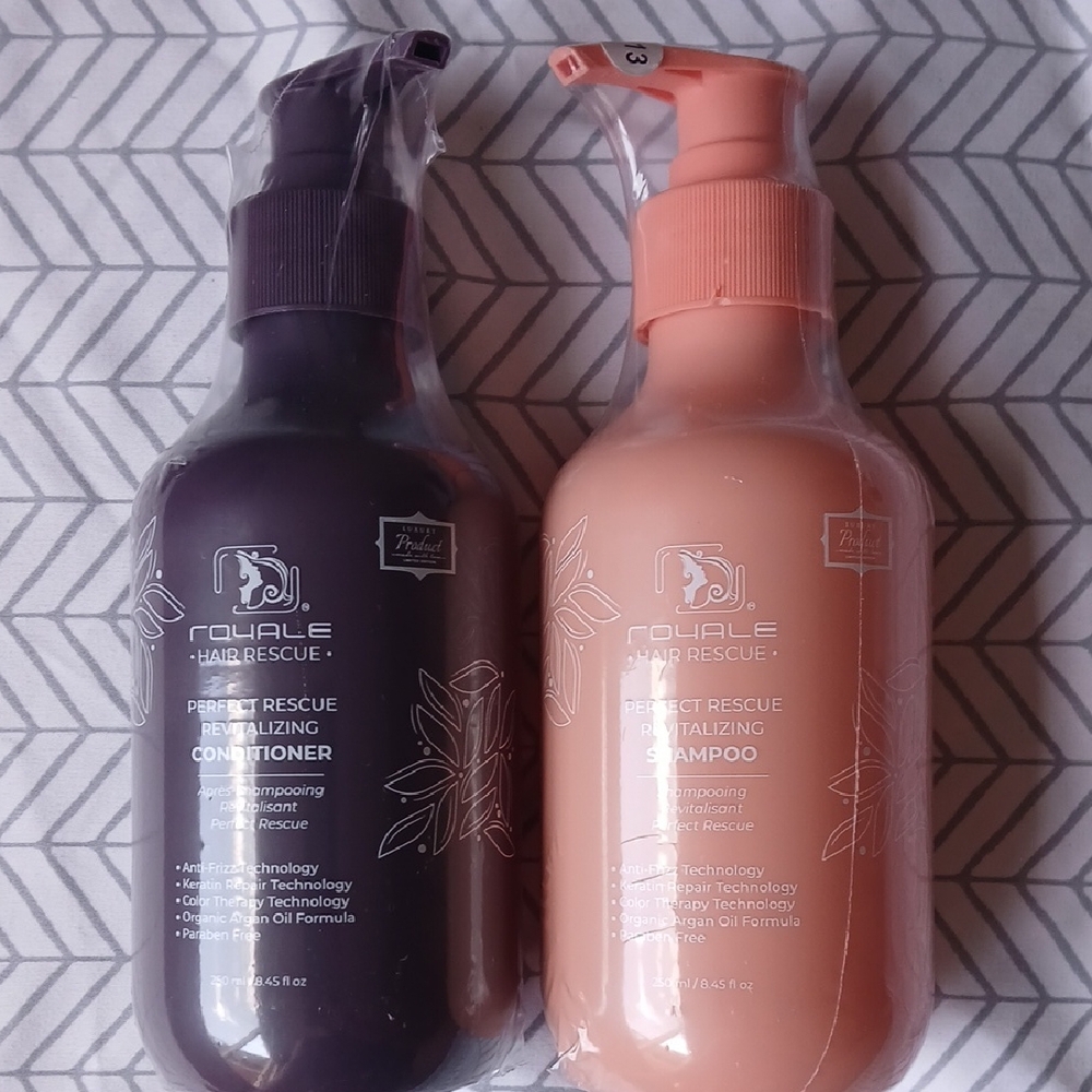 Perfect Rescue Shampoo & Conditioner Set - Peach & Plum